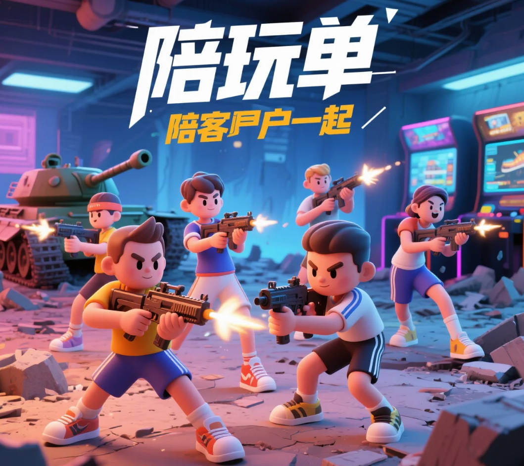 新手游戏陪玩教学服务